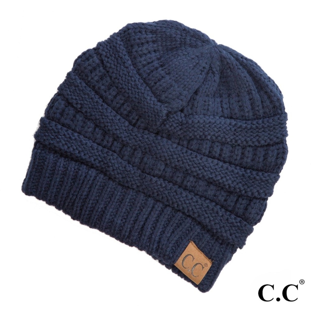 CC Winter Beanie Authentic Hat - Navy